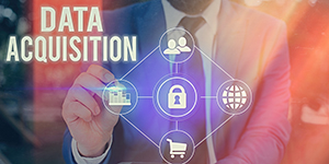 Escritura manual conceptual que muestra la adquisición de datos.Concepto que significa forma de obtener estadísticas que puedan manipularse digitalmente